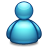 Live Messenger Blue Icon
